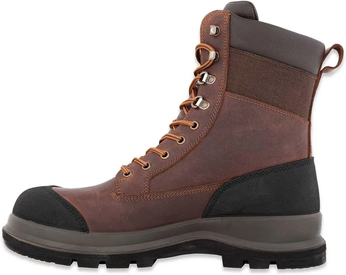 Защитные водонепроницаемые ботинки Carhartt F702905 Detroit Rugged Flex S3, Dark Brown — фото 3