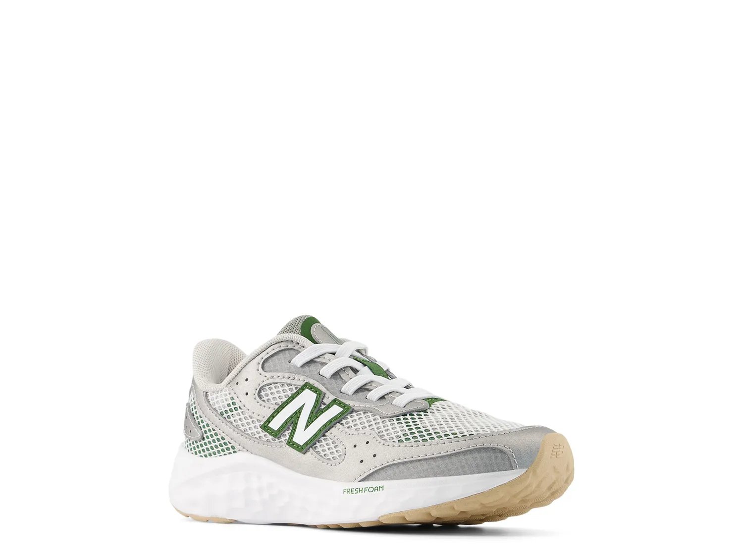 

Кроссовки New Balance Fresh Foam Arishi v4 Tira Luxe Sneaker - Kids', серый/зеленый