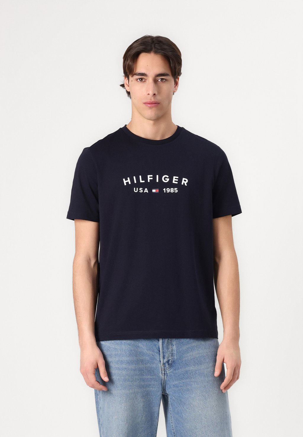 

Футболка с принтом FATHERS DAY TEE Tommy Hilfiger, темно-синий