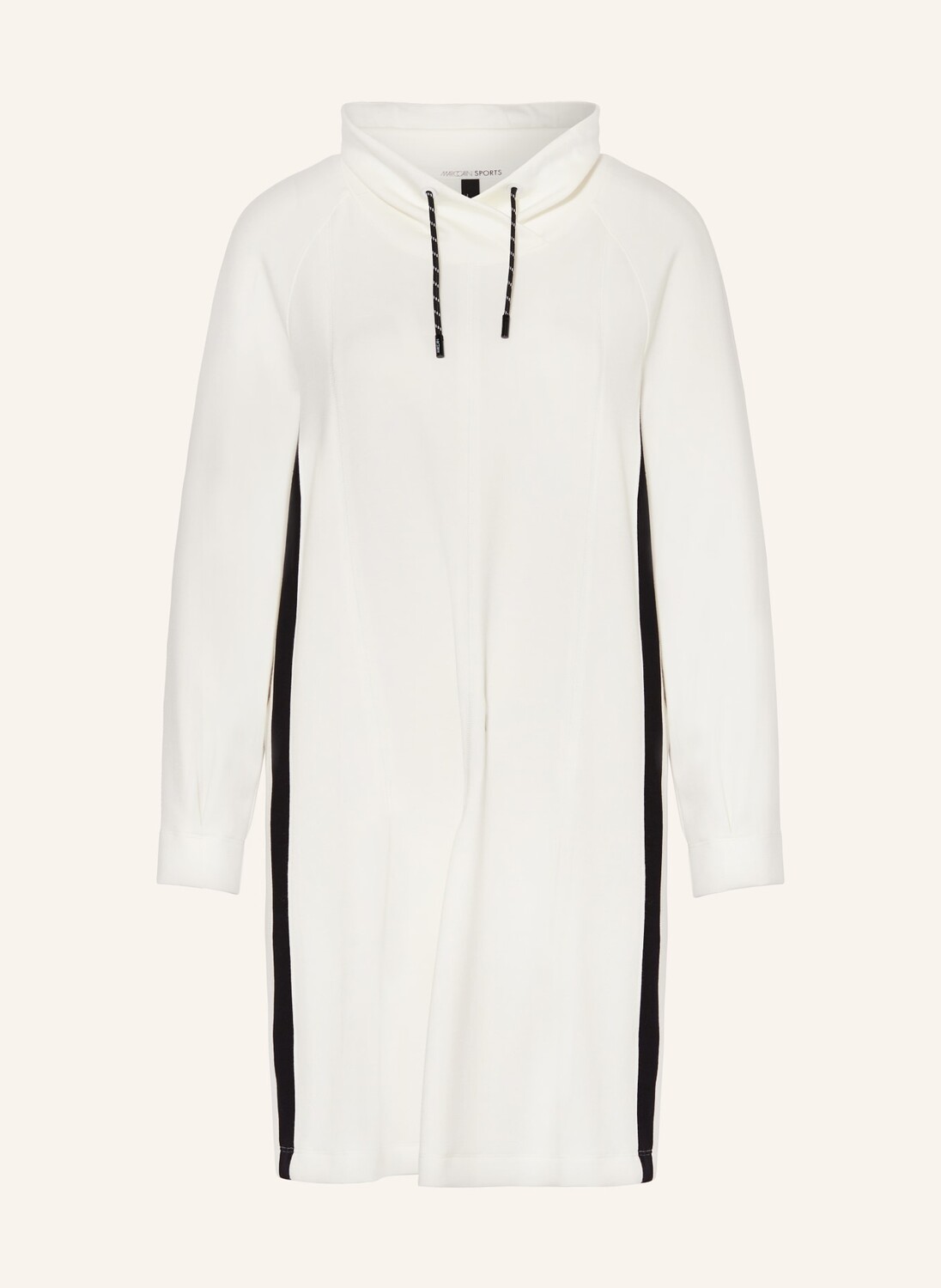 

Платье-свитшот с галлоновыми полосками MARC CAIN, цвет 110 off