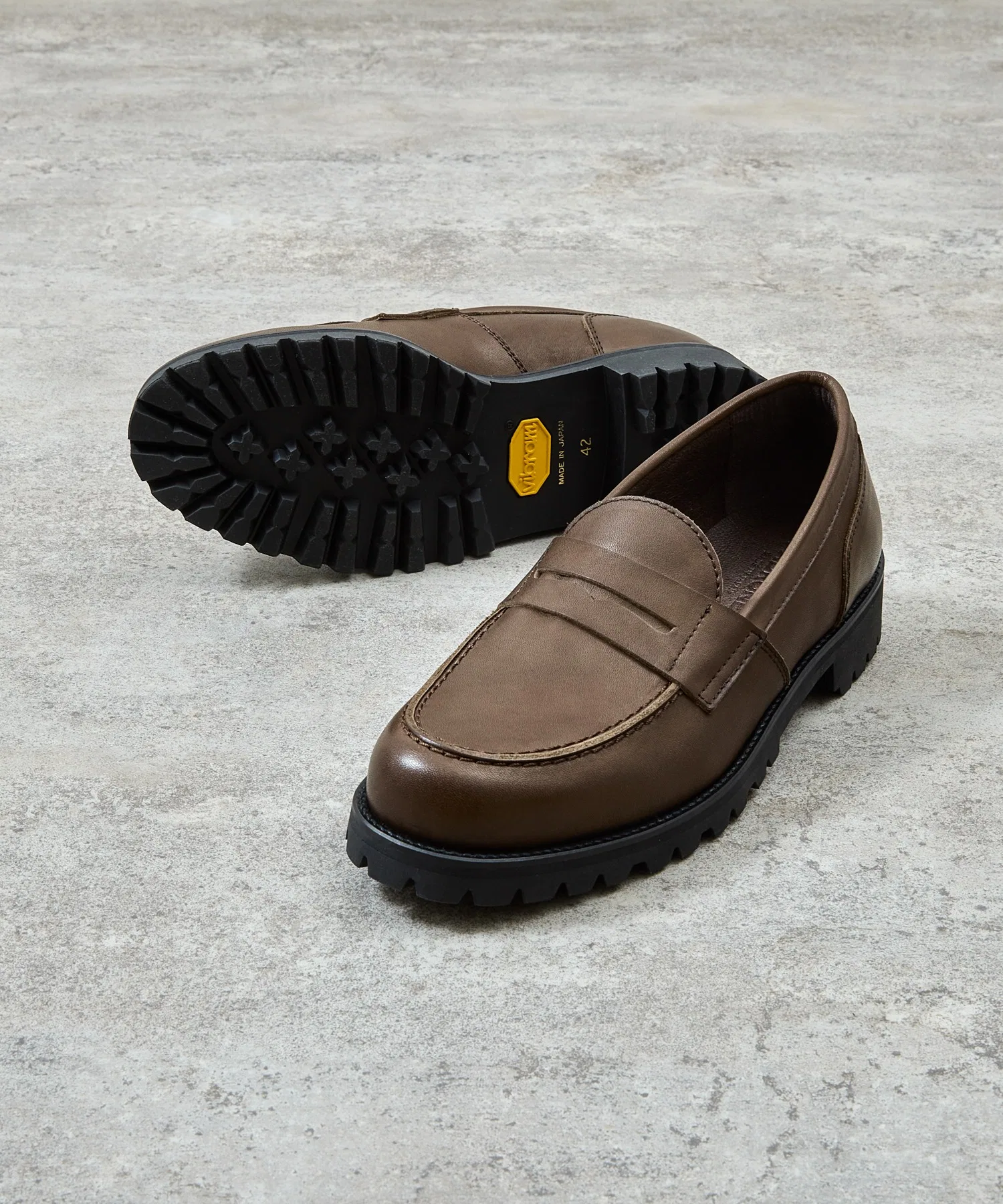 Мужские лоферы PADRONE Ex. LOAFERS with VIBRAM SOLE
