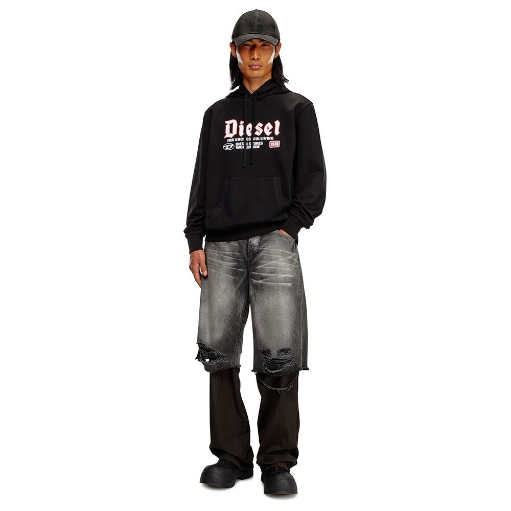 

Худи Diesel S Ginn K45, черный
