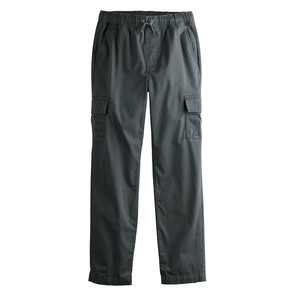 

Брюки-карго без застежек Sonoma Goods For Life для мальчиков 8–20 лет, цвет Charcoal