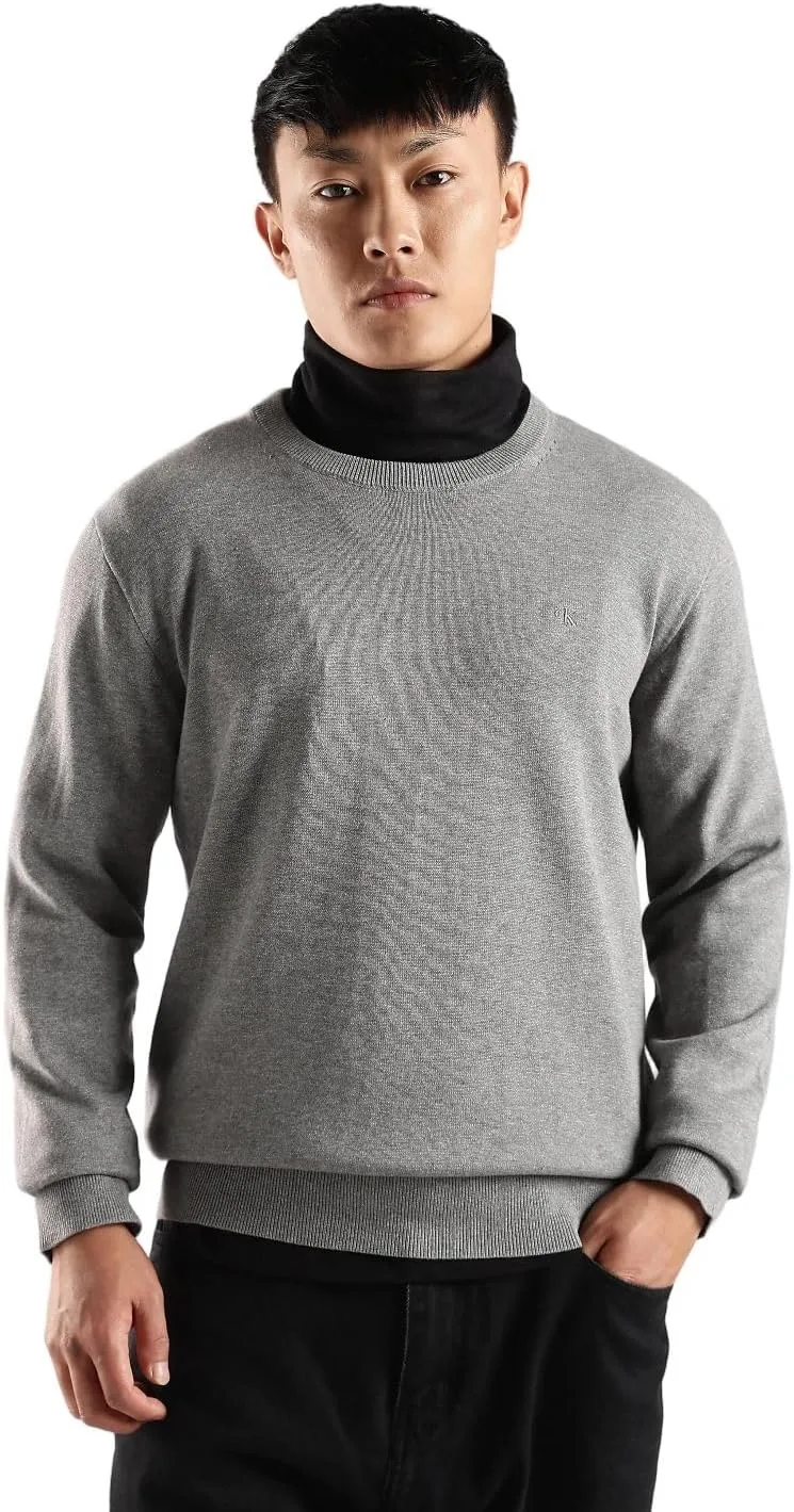 

Calvin Knit Campus Crew Neck Cotton CK Golf Sweater Calvin Klein