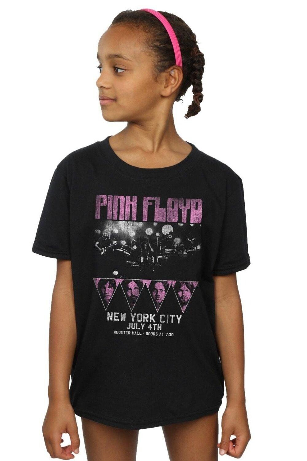 

Хлопковая футболка Tour NYC Pink Floyd, черный