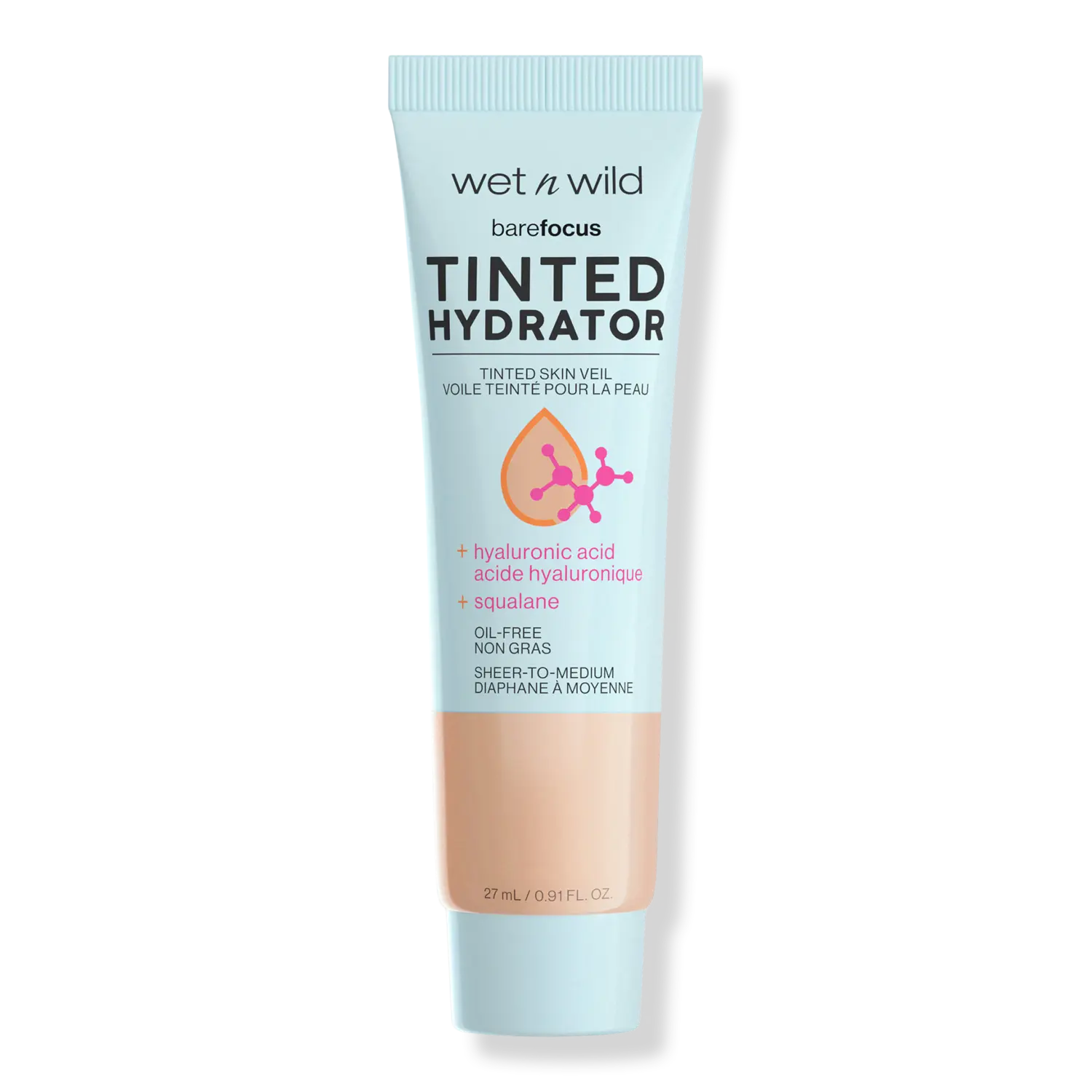 

Тонирующий увлажняющий крем Bare Focus Tinted Hydrator Tinted Skin Veil Wet n Wild, Light