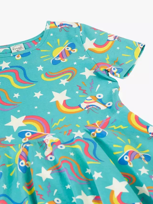 Детское платье-скейтер Солнышко, Wheely Happy Frugi — фото 3