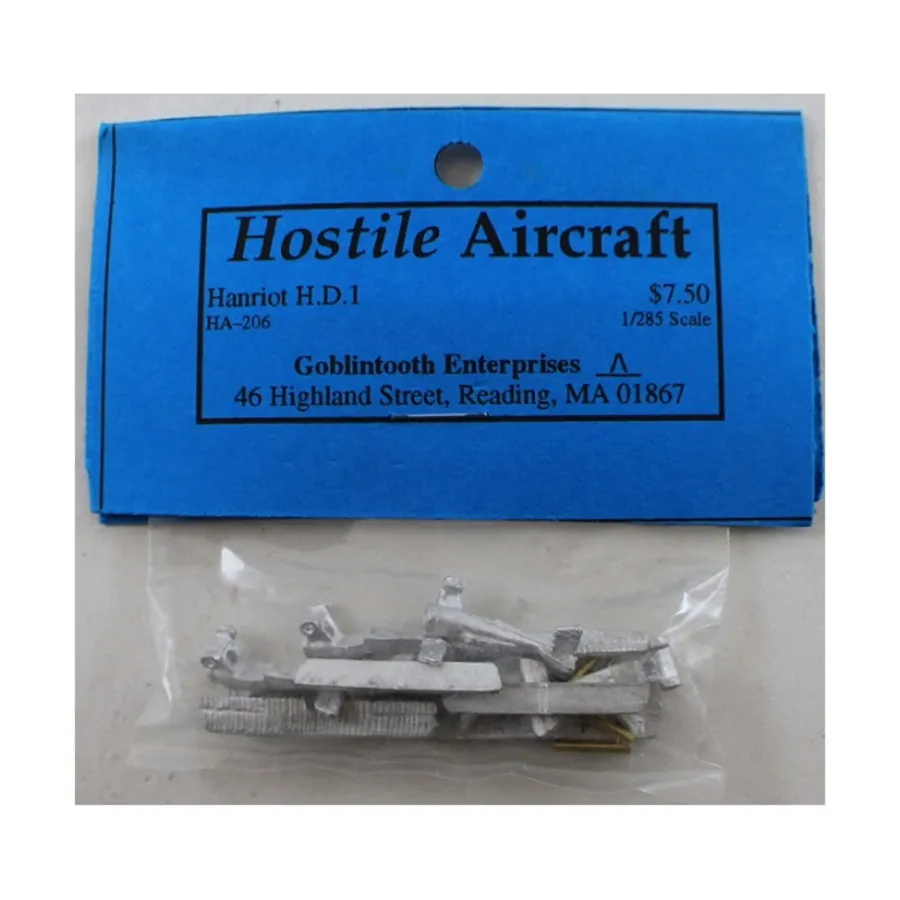 

Ханриот HD-1, Hostile Aircraft Miniatures - France Great War (1:285)