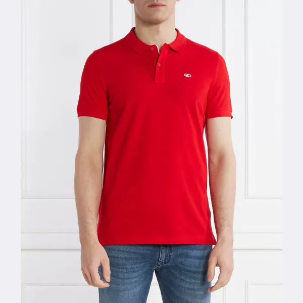 

Рубашка поло стандартного кроя Tommy Hilfiger, красный