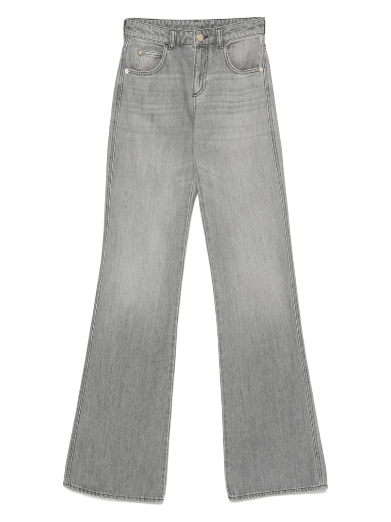 

Широкие джинсы Emporio Armani, серый