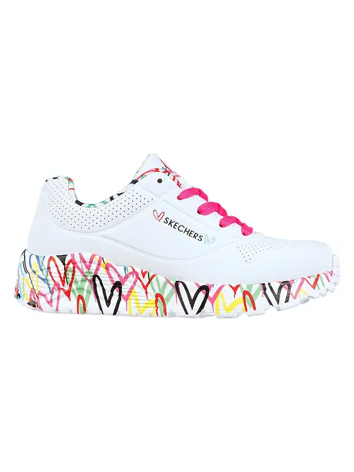 Кроссовки белые Skechers