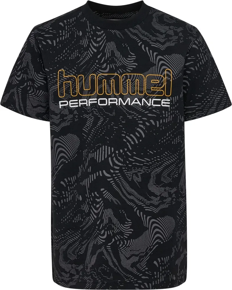 Футболка с принтом Hummel, черный