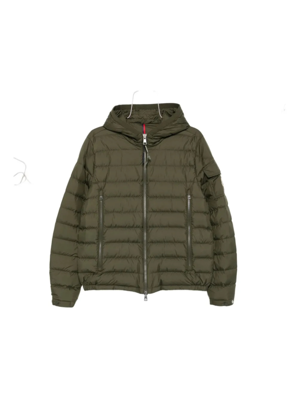 

Стеганая куртка с капюшоном Moncler Galion, зеленый