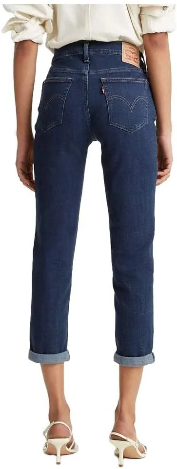 Женские джинсы Levi's New Boyfriend, насыщенный синий — фото 3