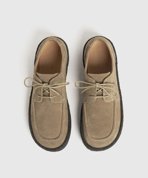 Мужские туфли дерби из замши LOSTGARDEN UNIFORM Mocha — фото 3