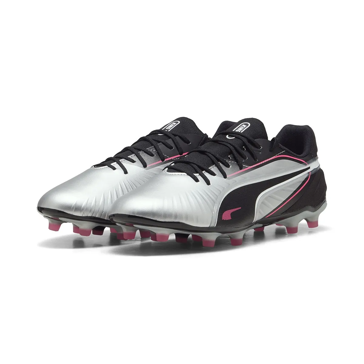 Мужские футбольные бутсы KING MATCH FG/AG Jr Puma, серый — фото 2