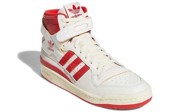 Кроссовки форум 84 высокие Adidas, белый — фото 3