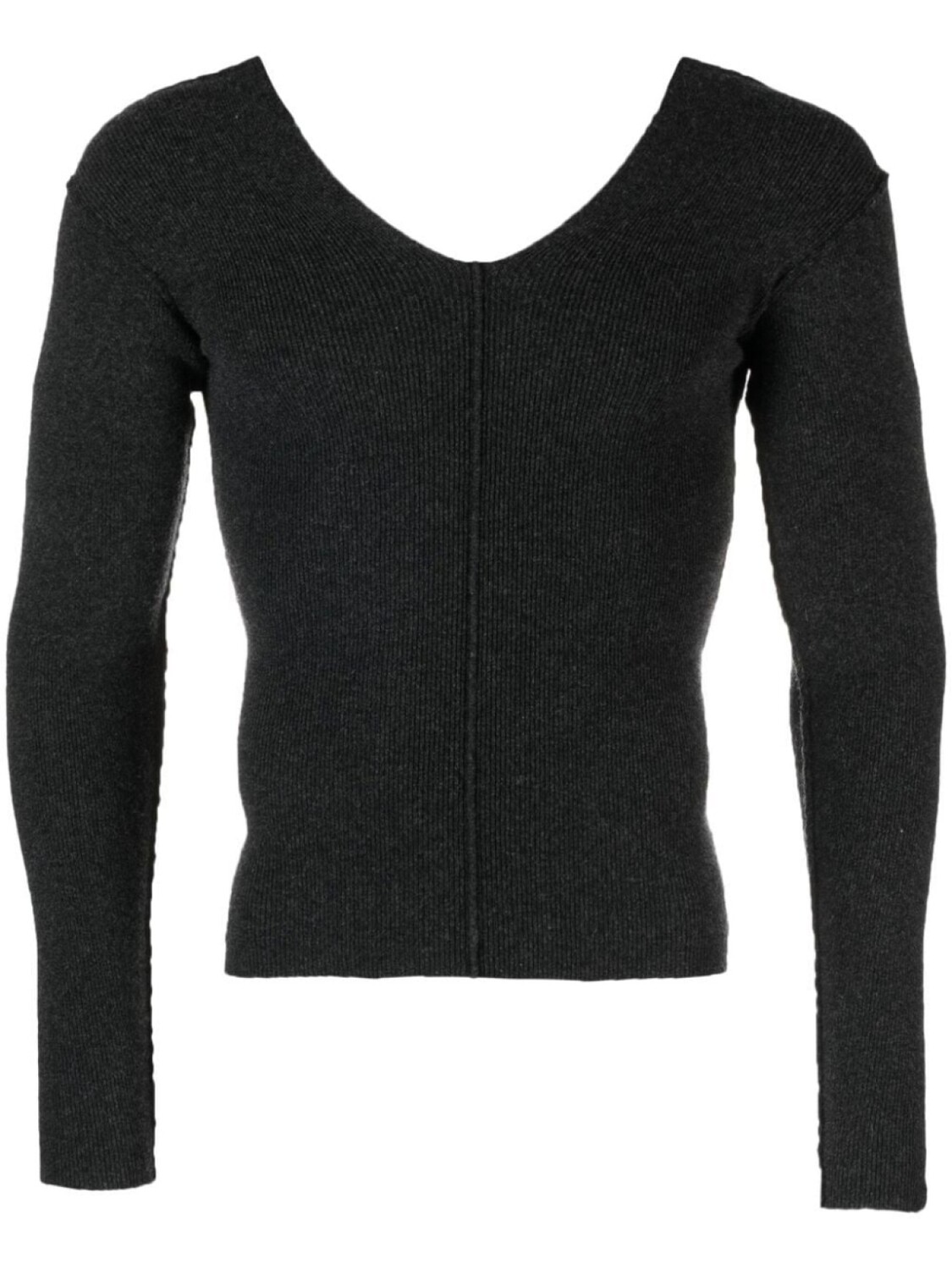 

Кашемировый джемпер No.146 с V-образным вырезом extreme cashmere, серый