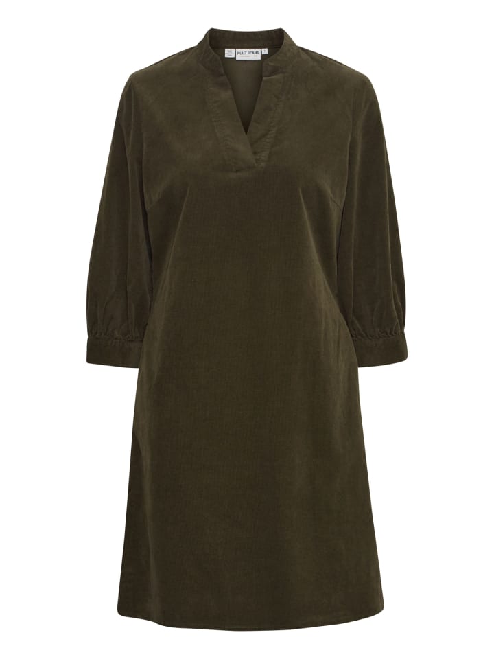 

Платье PZSALLY, стандартного кроя, цвета виноградный лист Pulz