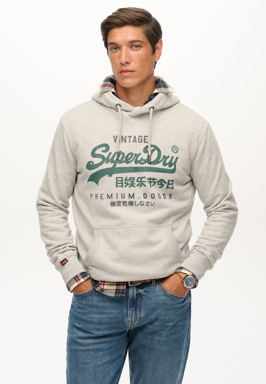 

Худи Superdry & Co Hoodie, Ice Grey Marl/Light Grey
