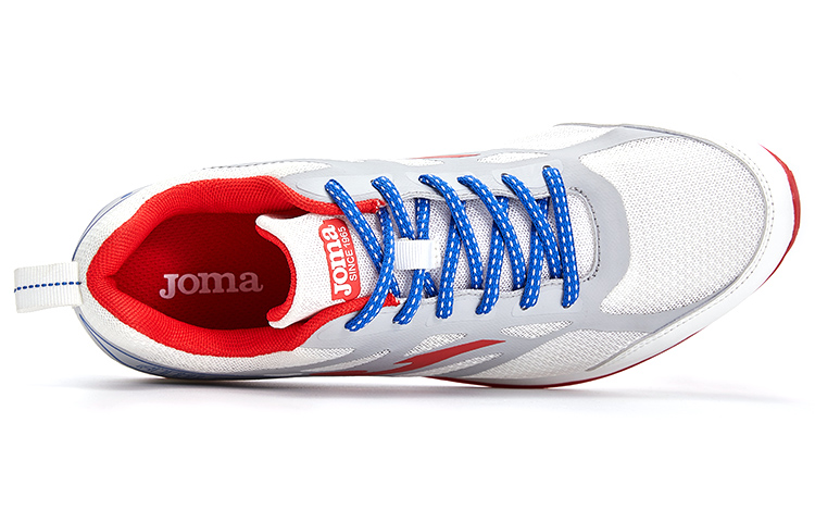 Joma Мужские белые противоскользящие износостойкие амортизирующие низкие кроссовки для тренировок, цвет White — фото 4