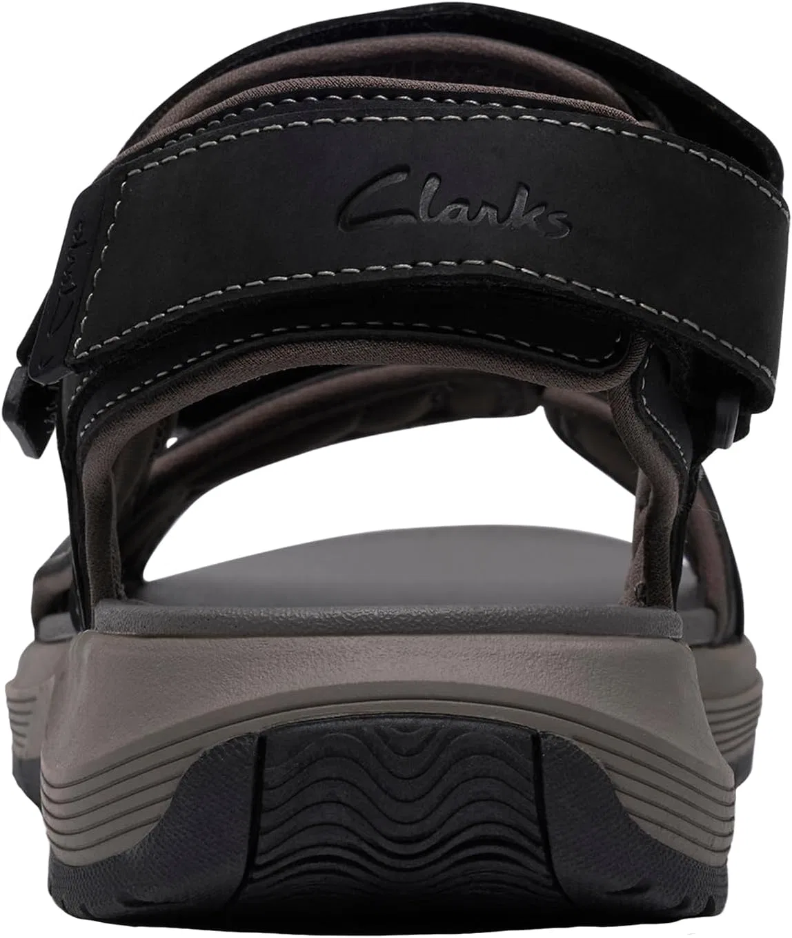 Спортивные сандалии Trek Sport, Clarks, черная кожа — фото 2