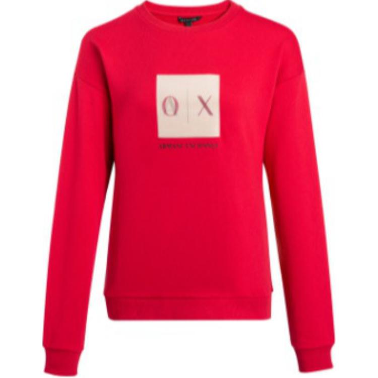 

ARMANI EXCHANGE Женская толстовка AE, красная