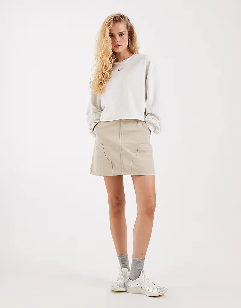 Толстовка Nike Chill из французского махрового трикотажа, серый — фото 2