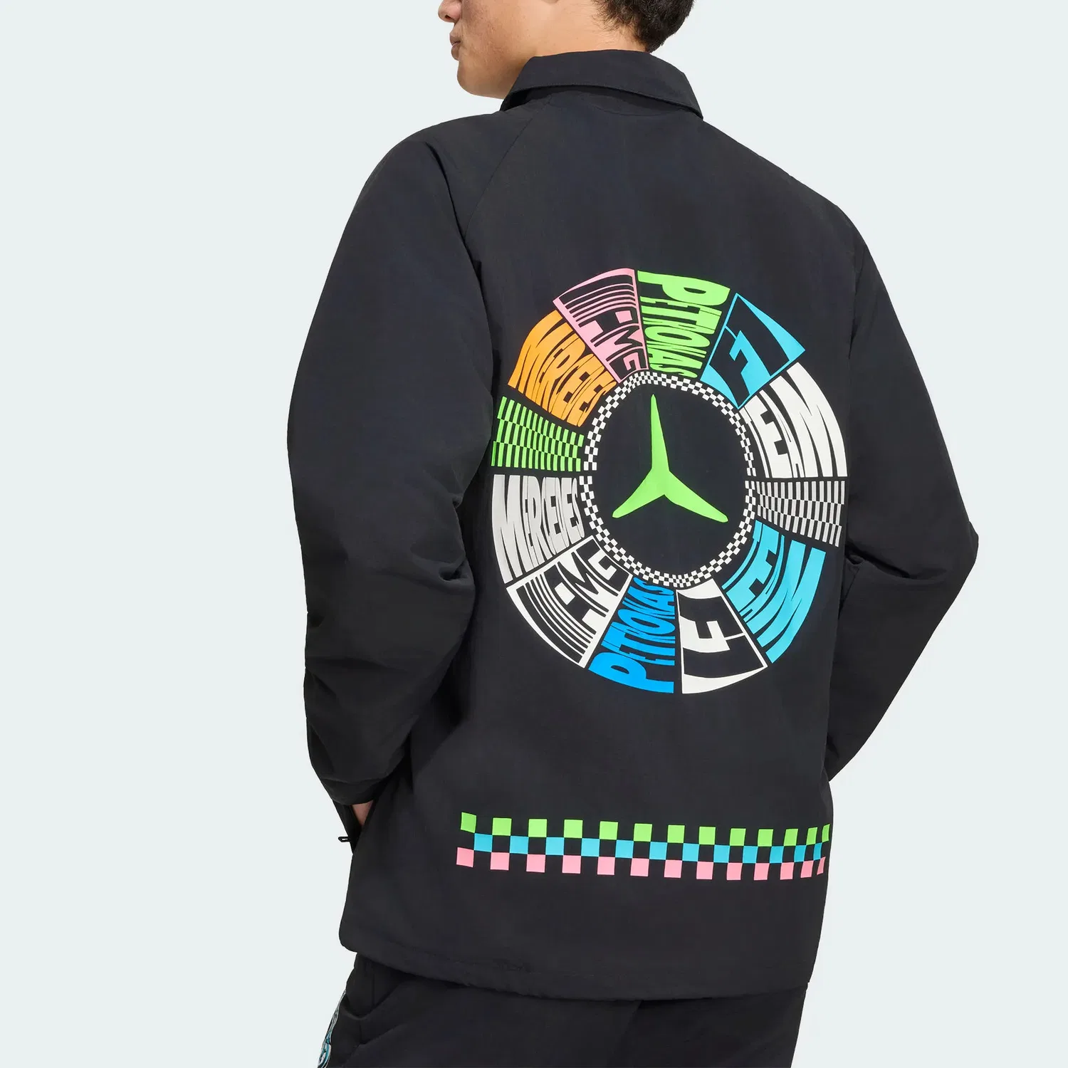 Куртка Mercedes AMG Adidas черная — фото 4