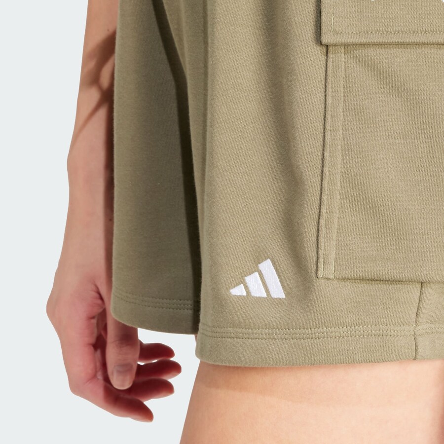 Свободные спортивные брюки ADIDAS SPORTSWEAR Essentials, хаки — фото 3