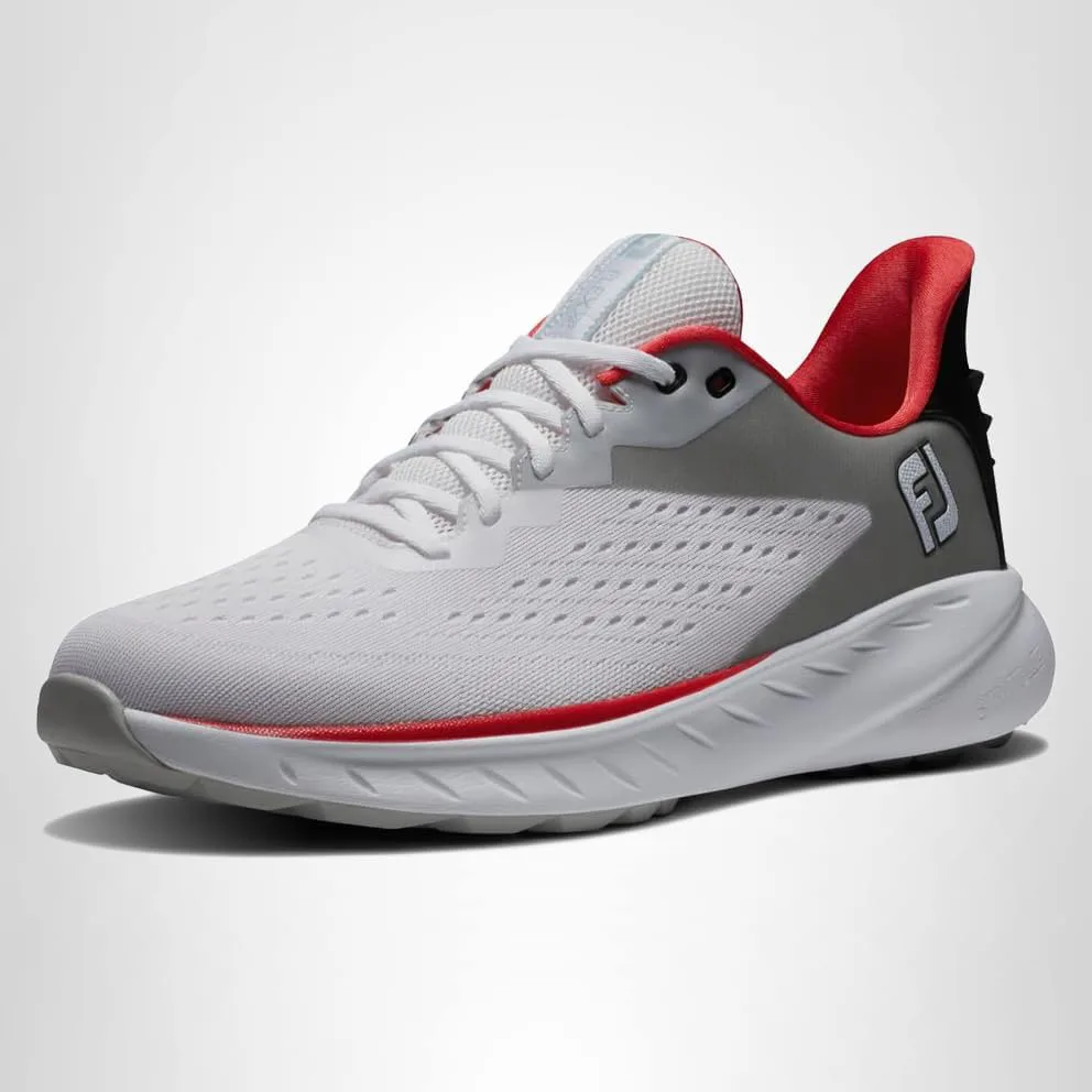 Мужские гольф-туфли FootJoy FJ Flex XP предыдущего сезона, белый/черный/красный — фото 2