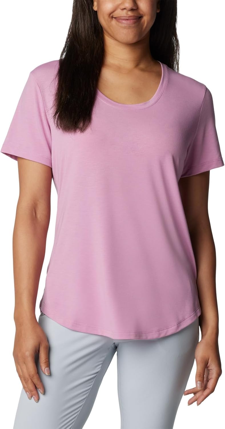 

Женская трикотажная футболка Columbia Slack Water II, Minuet, Синий, Женская трикотажная футболка Columbia Slack Water II, Minuet