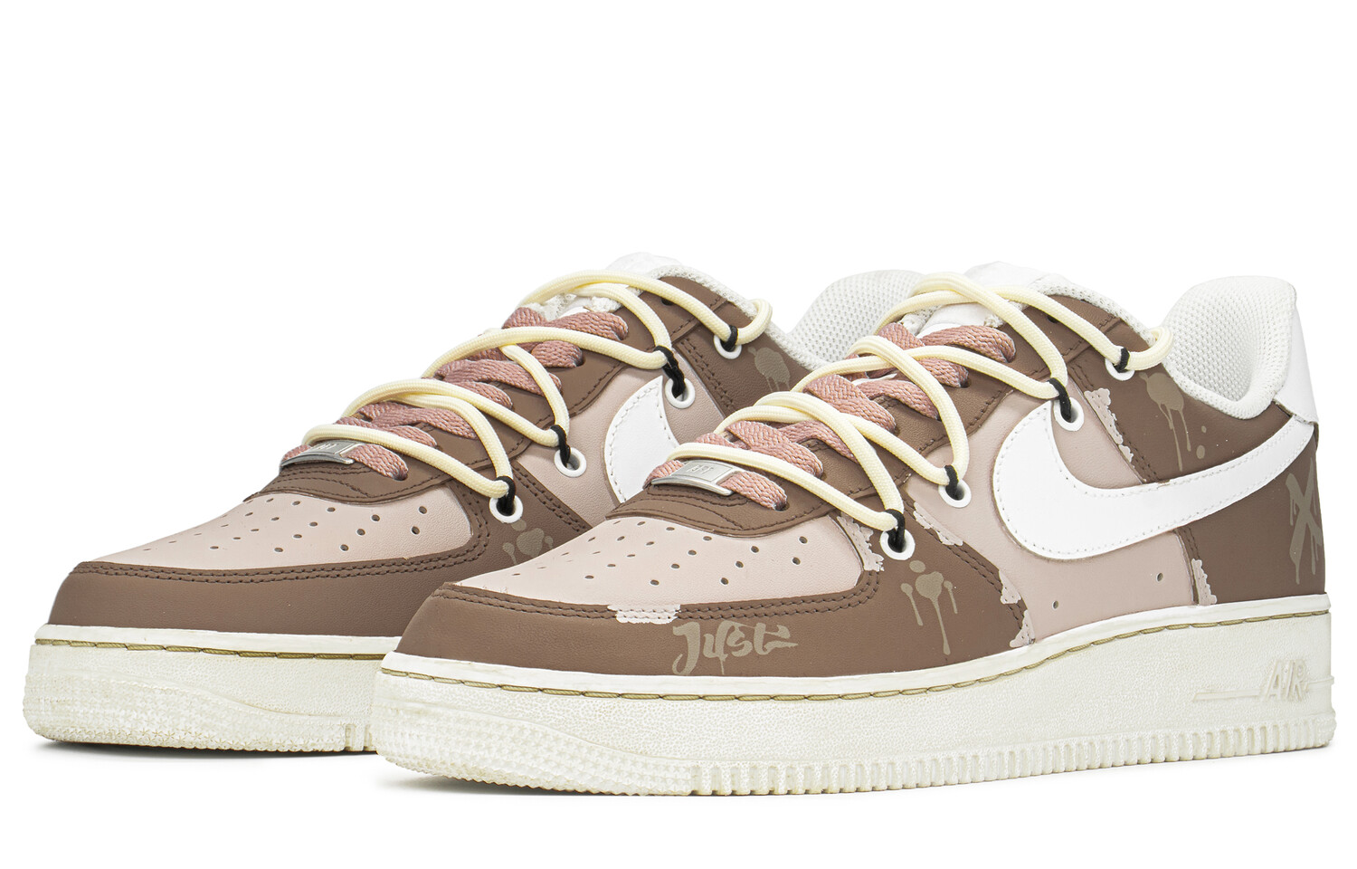 

Кроссовки Nike Air Force 1 Skateboard Shoes Men Low-Top Mocha