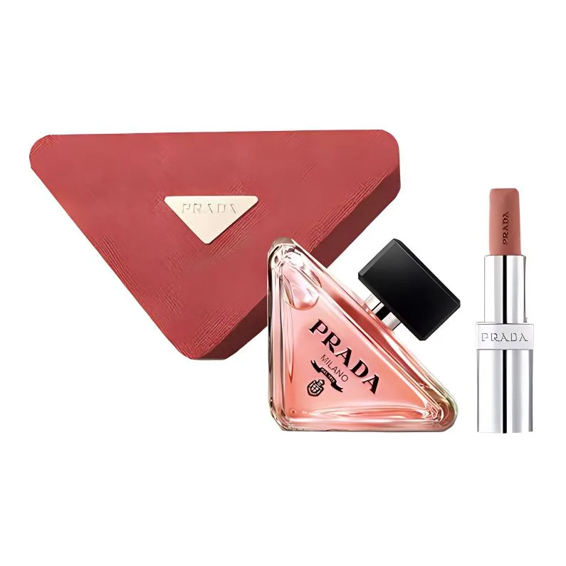 PRADA Набор парфюма с ароматом амбры и белого мускуса, Lipstick #B107+I Am Unpredictable 50ml — фото 2