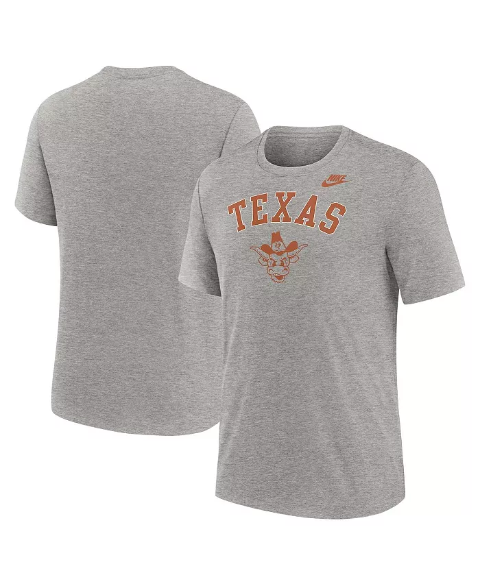 

Мужская футболка Heather Gray Texas Longhorns Legacy Arch Tri-Blend Nike