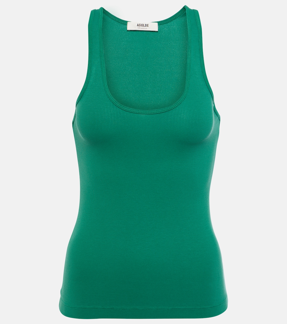 

Майка Bianca из ребристой вязки Agolde, Air Freshener