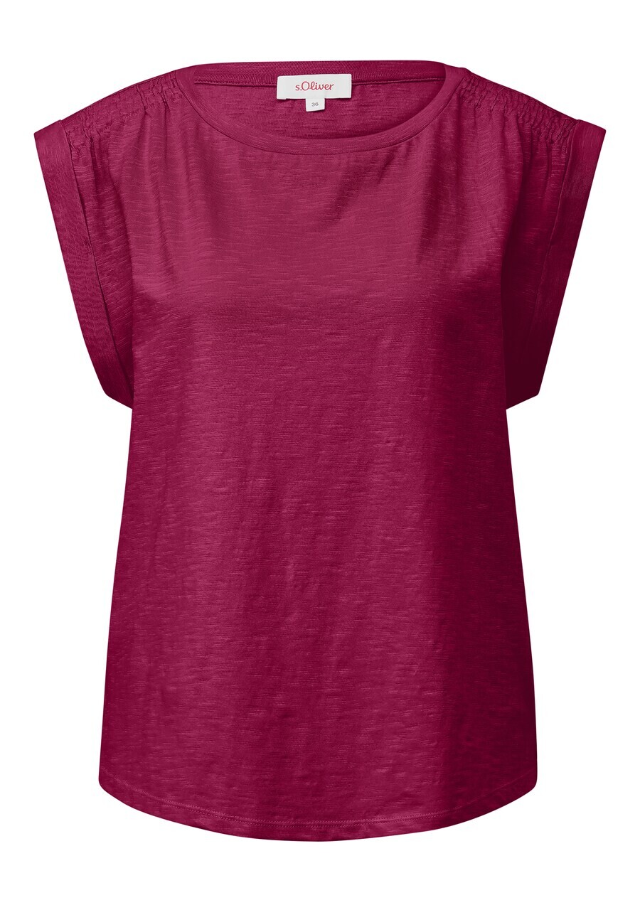 

Футболка s.Oliver Shirt, цвет dark pink