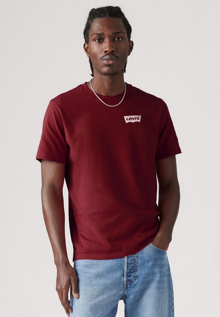 

Футболка Levi's RELAXED FIT TEE, Bordeaux/White/Bordeaux