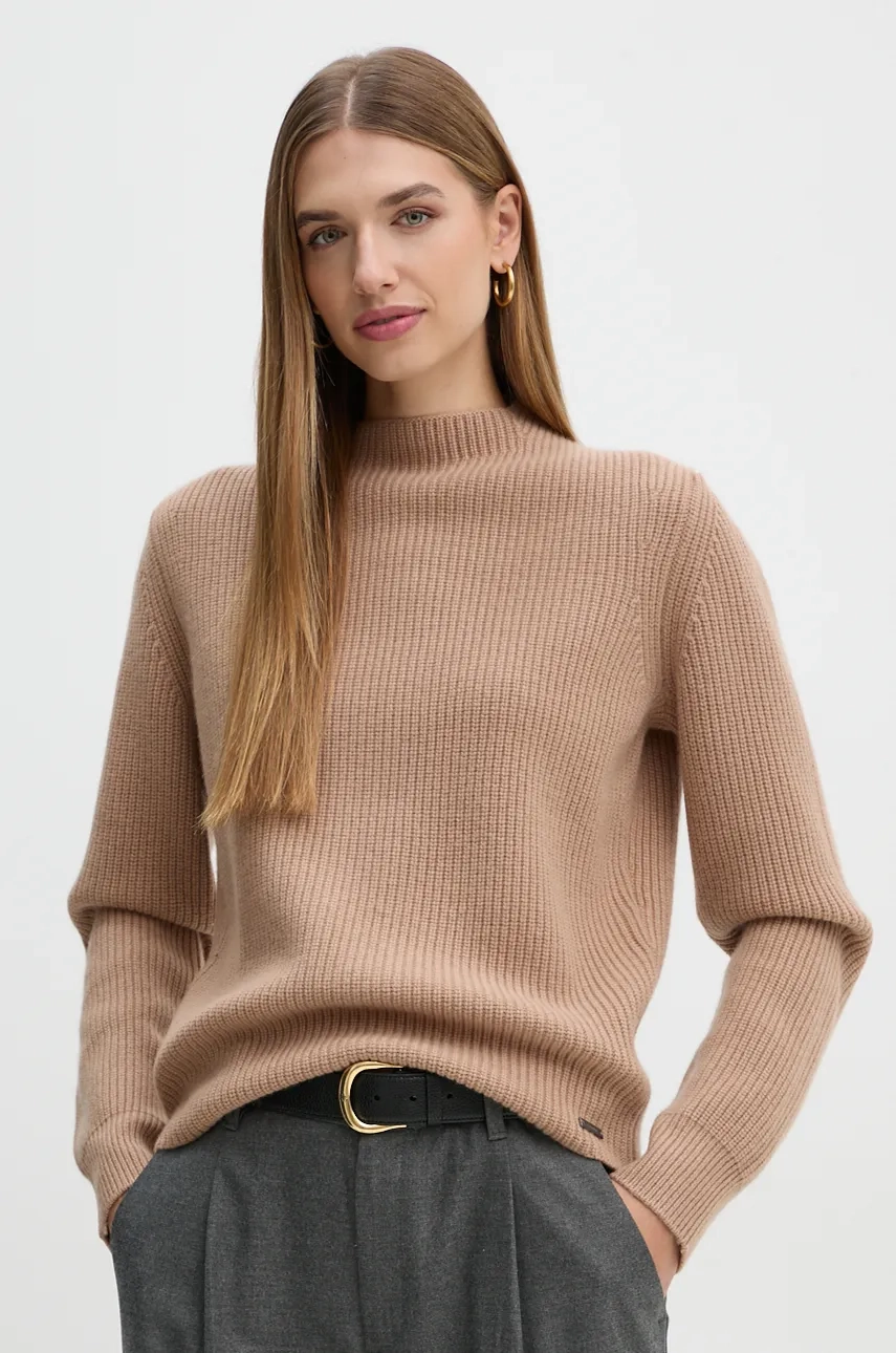 

Шерстяной свитер Calvin Klein, бежевый