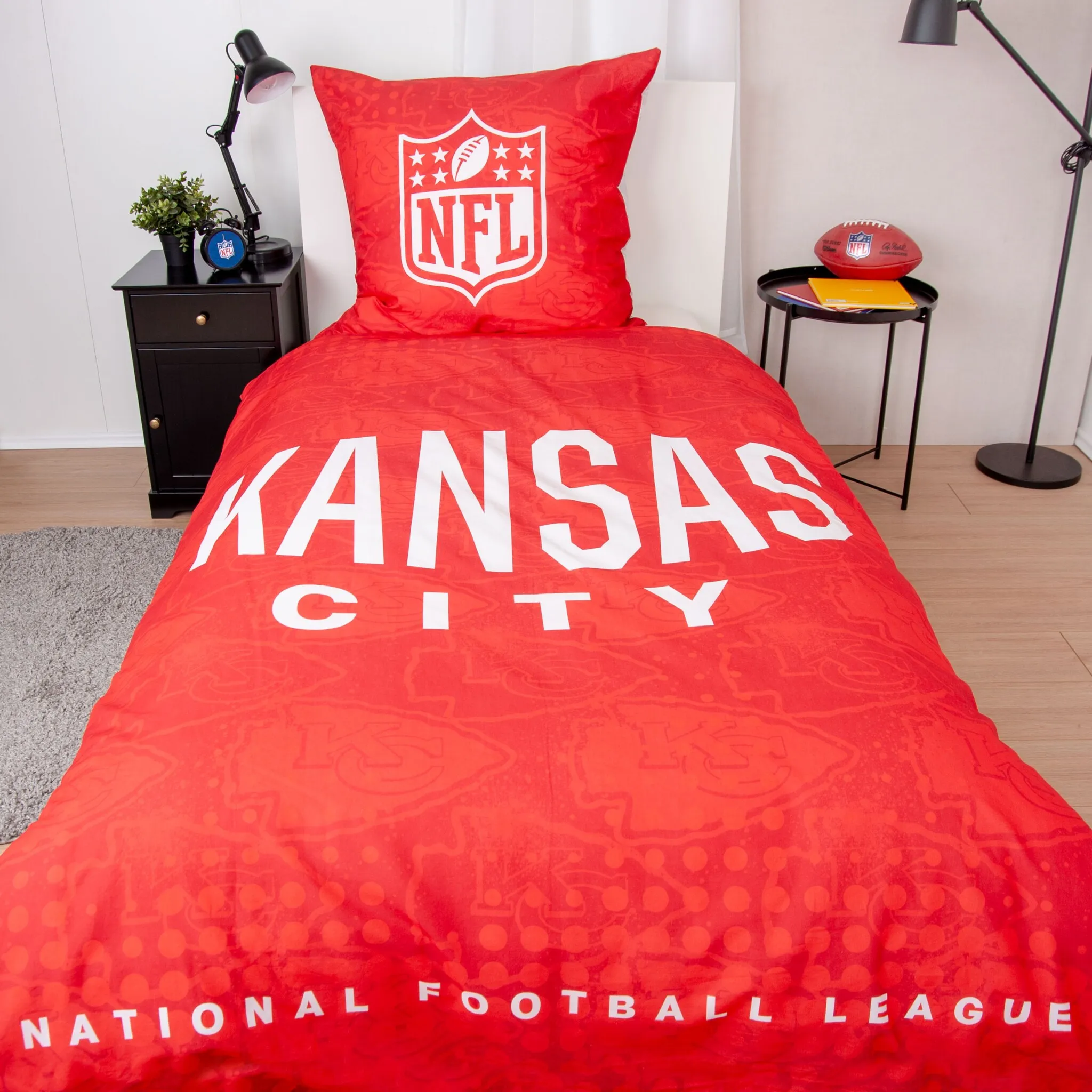 

Постельное белье НФЛ «NFL Chiefs», двусторонний мотив, цвет bunt
