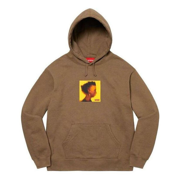 

Толстовка x gummo hooded sweatshirt 'olive green yellow' Supreme, зеленый