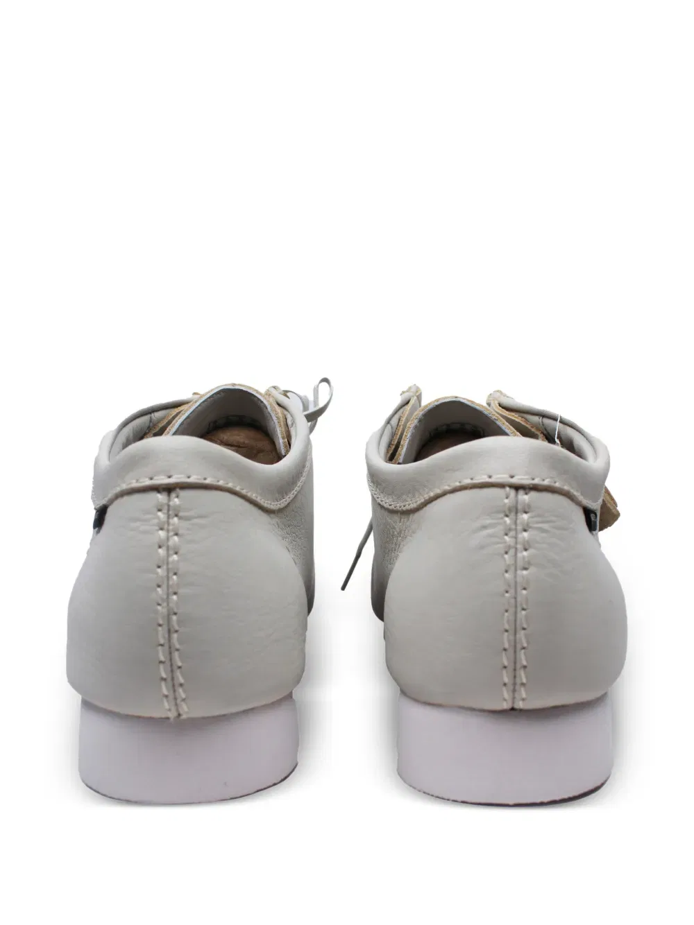 Кожаные ботинки на шнуровке Clarks Originals, белый — фото 2