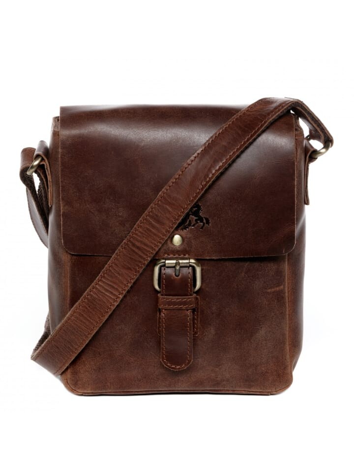 

Сумка через плечо SID & VAIN Cross Body Bag echt Leder, коричневый