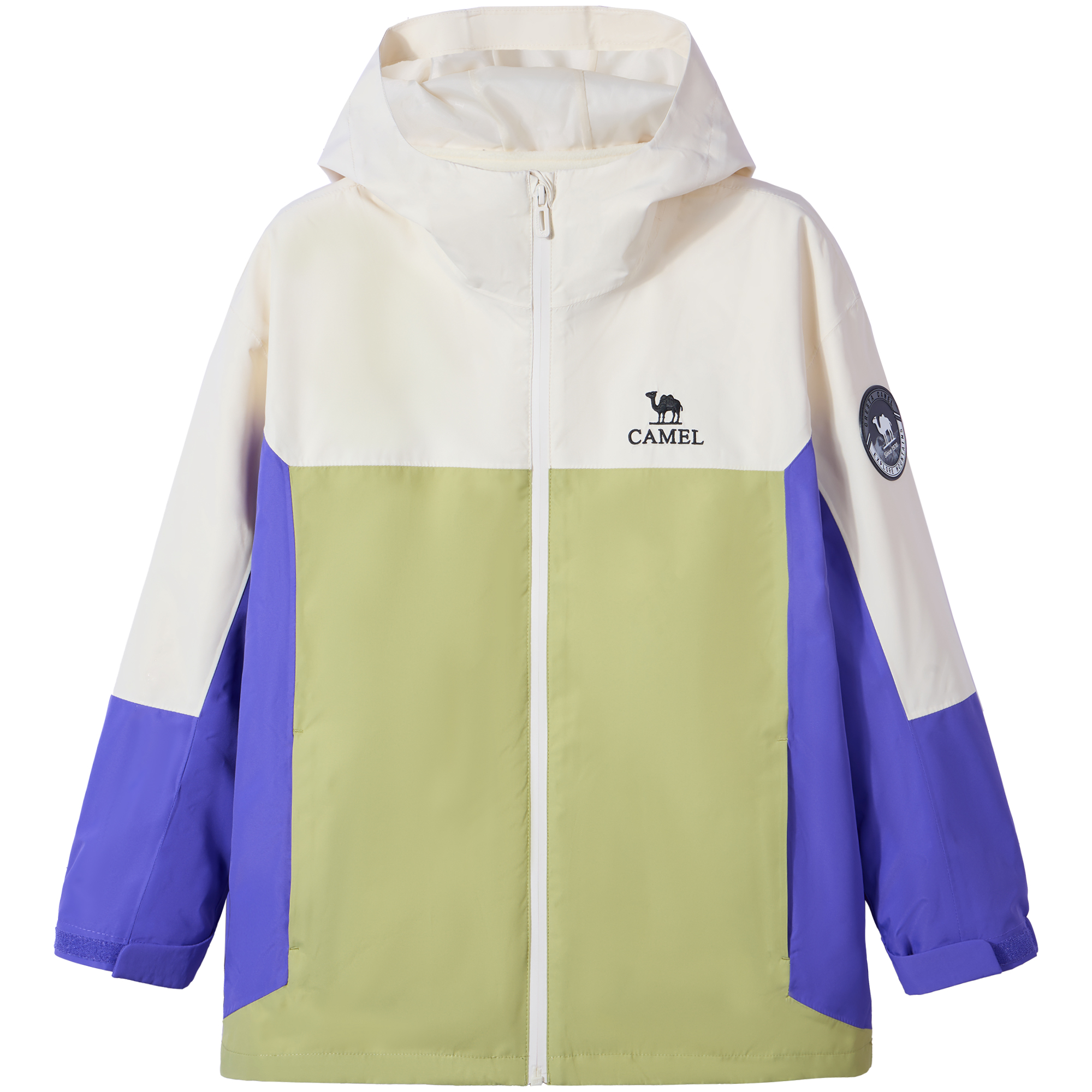 

Детская ветровка с капюшоном Moderate CAMEL, светло-оранжевый белый/hero фиолетовый/оливково-зеленый
