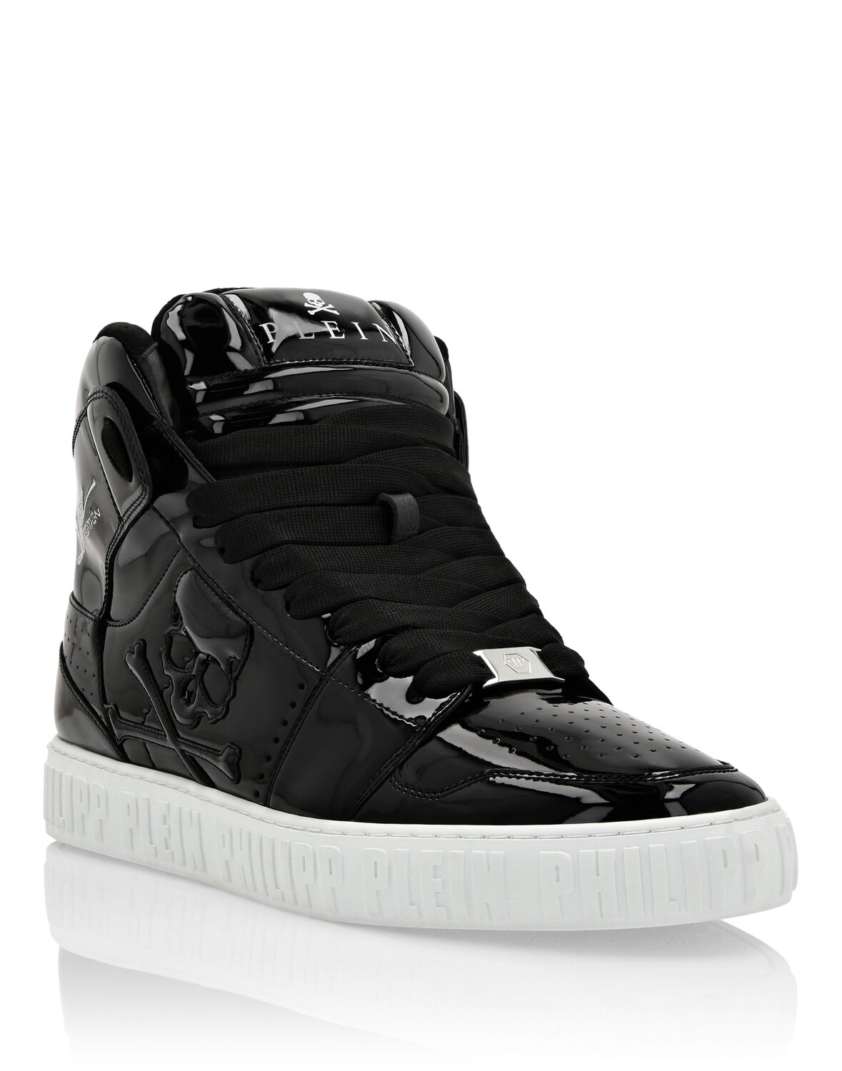 

Высокие кроссовки Super Street Skull&Bones Philipp Plein, черный