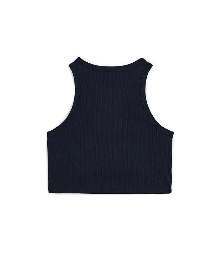 Топ Rival Ribbed Tank Top Under Armour Kids, Black/White — фото 2