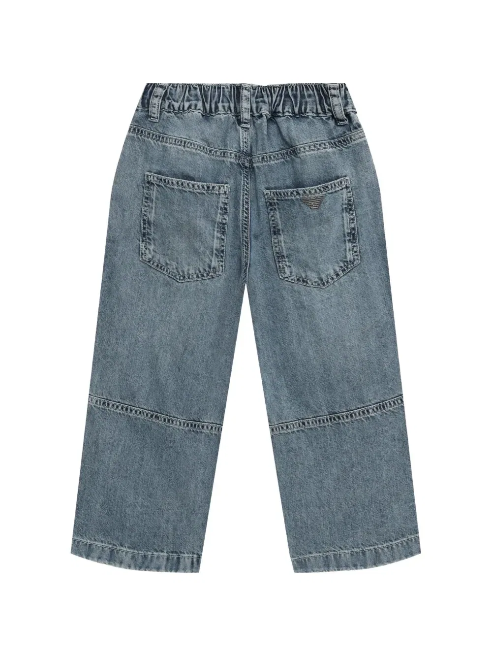 Джинсы с кулиской Emporio Armani Kids, синий — фото 2