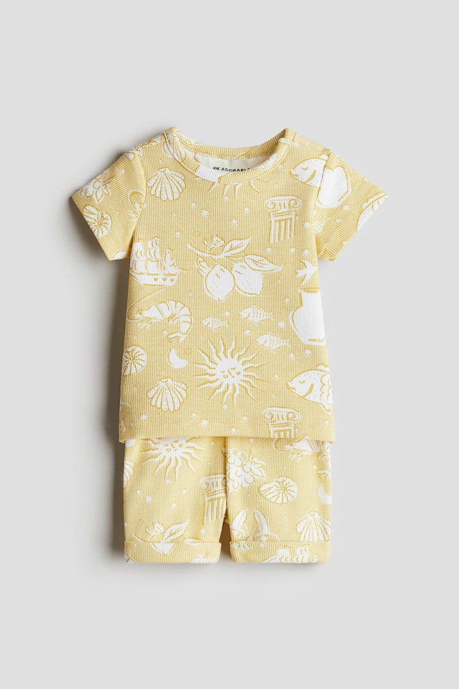 

Костюм-Двойка из хлопка в рубчик H&M, мультиколор