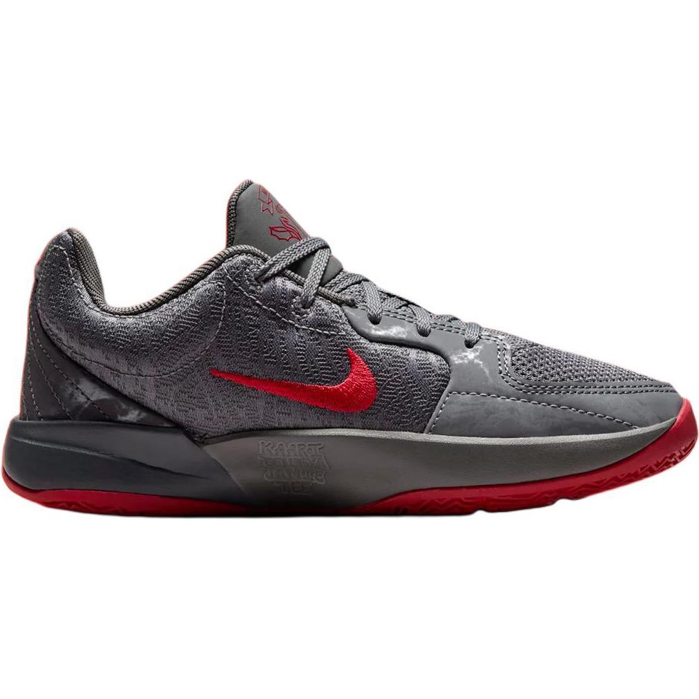Nike Детские баскетбольные кроссовки Ja Morant 2 Abrasion Resistant Low top Gray Red — фото 3