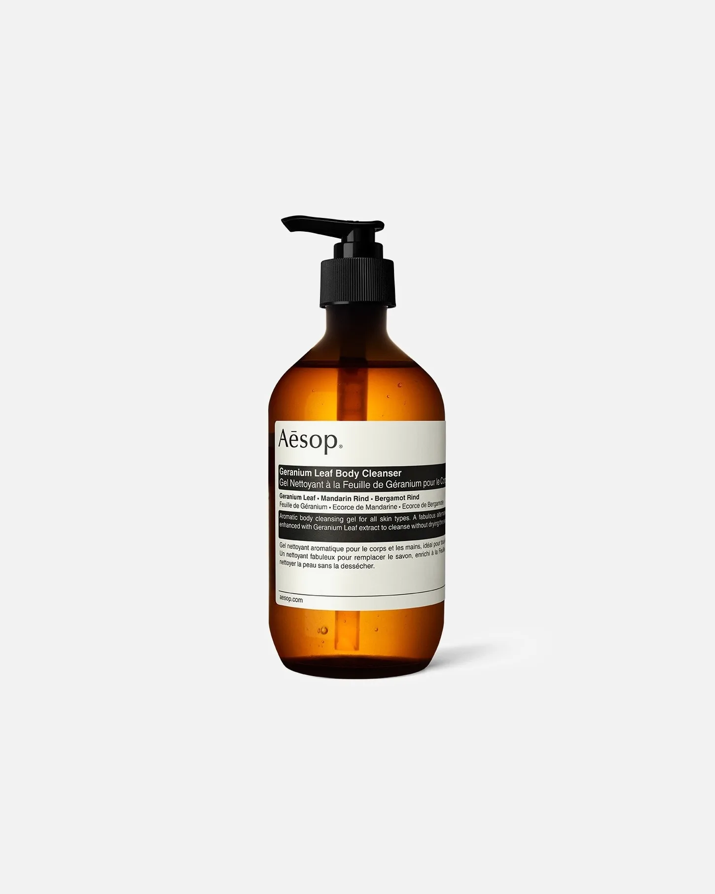 Гель для душа и мытья волос с экстрактом листьев герани Aesop, 500 мл
